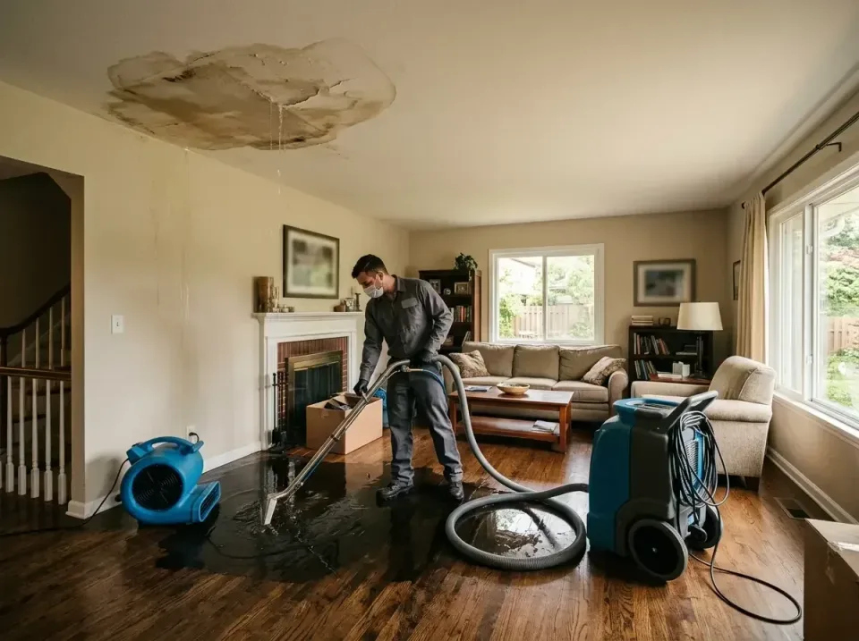 attic-pipe-burst-ceiling-drip-008 — frequently asked questions, Water Damage Restoration & Carpet Care in Ettrick, VA